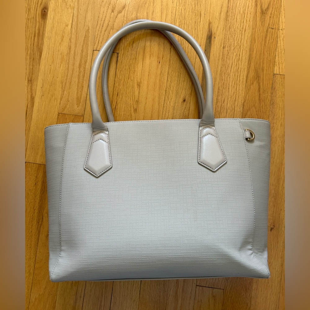 Dagne Dover Classic/Signature Tote in Bleecker Blush with original cloth bag.